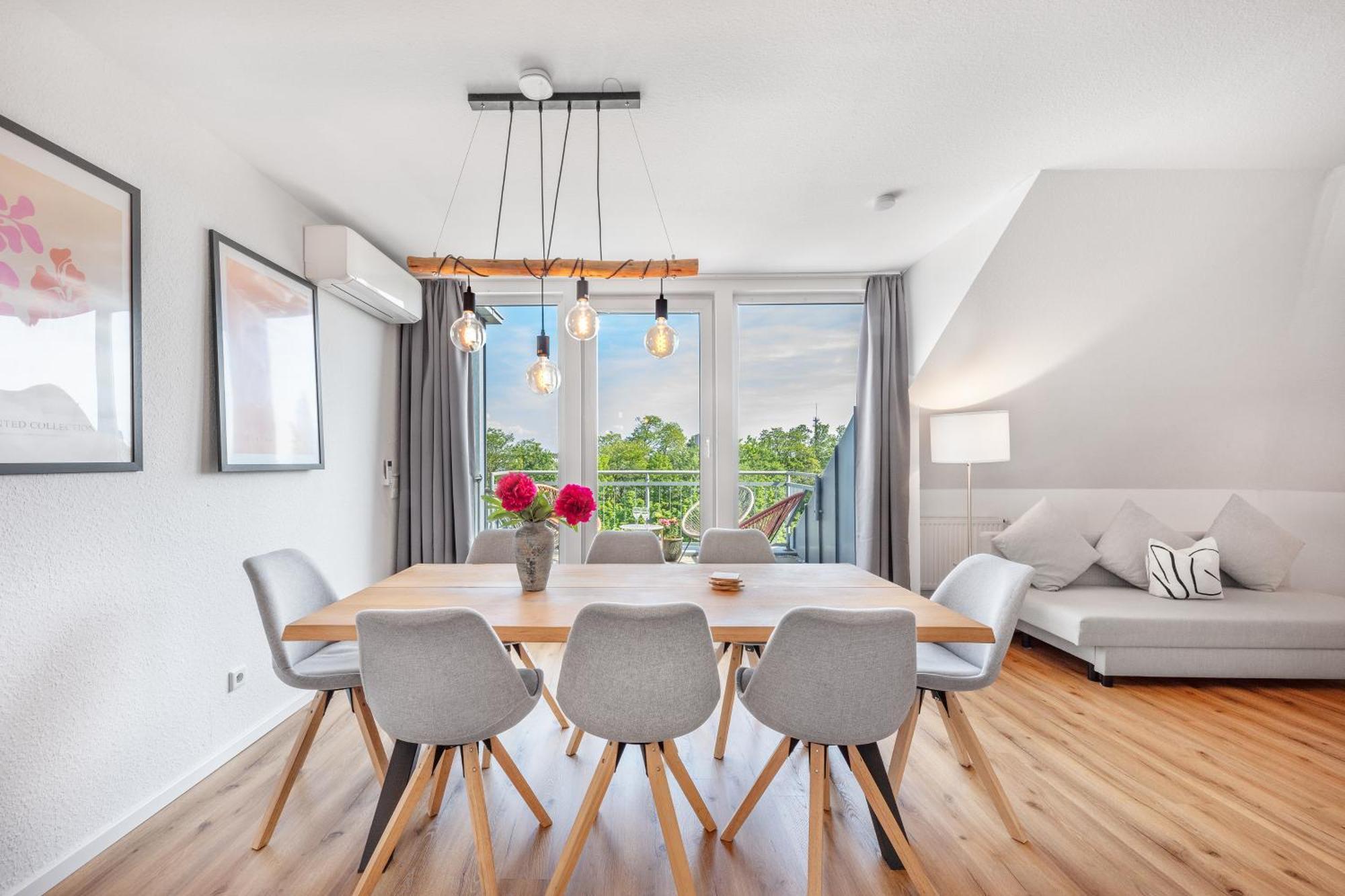 Mango Living I Stadtoase I Modern I 3 Schlafzimmer I 95 Qm I 9 Personen Monchengladbach Ruang foto