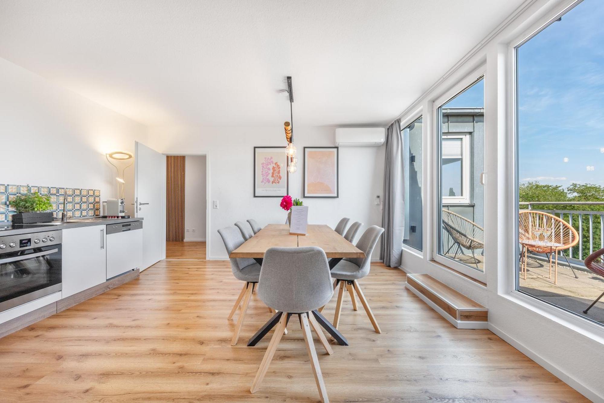 Mango Living I Stadtoase I Modern I 3 Schlafzimmer I 95 Qm I 9 Personen Monchengladbach Ruang foto